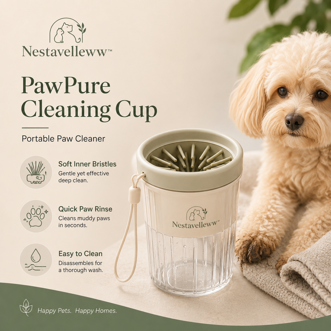 Nestavelleww™ PawPure Cleaning Cup