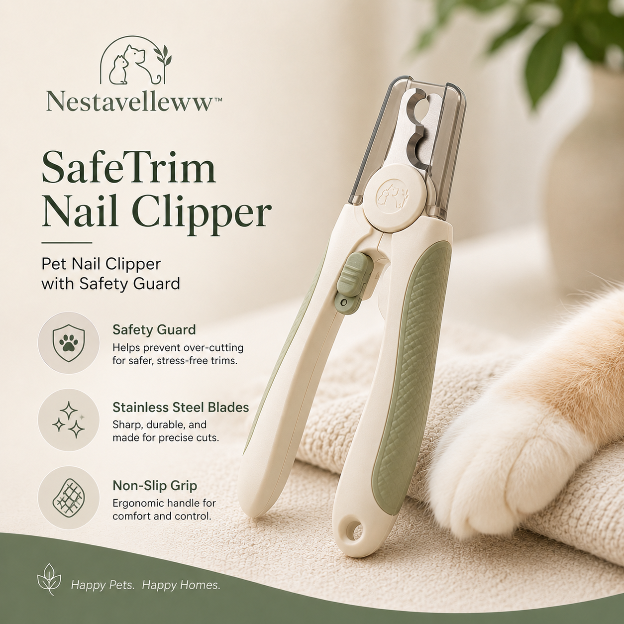 Nestavelleww™ SafeTrim Nail Clipper